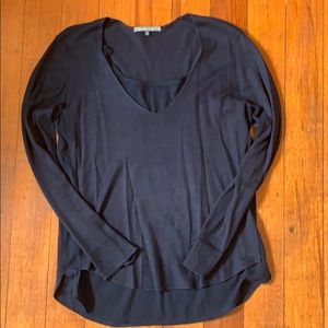 Navy blue blouse